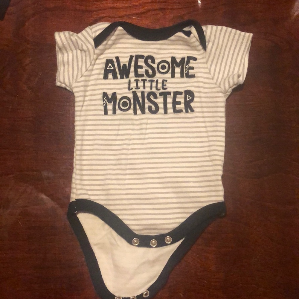 Baby Gear Awesome Little Monster Onesie